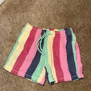 Old Navy Multicolor Striped High Waist Shorts